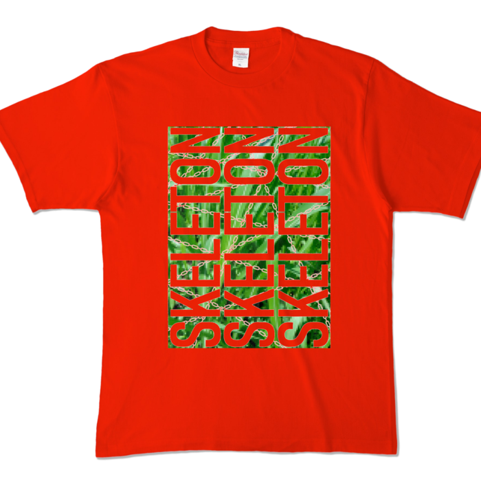 カラーTシャツ - XL - レッド (濃色)