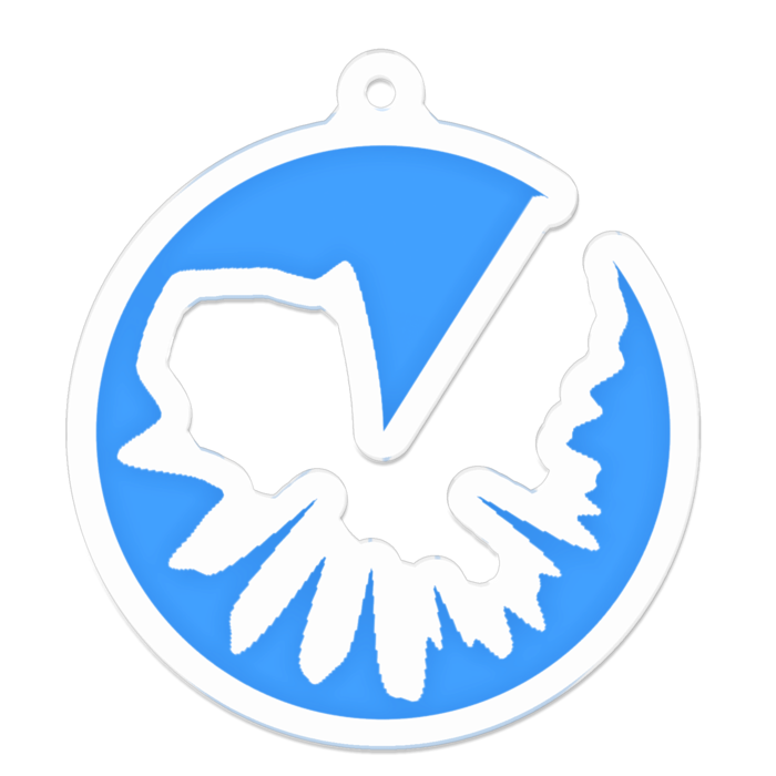 アクリルキーホルダー - 50 x 50 (mm)