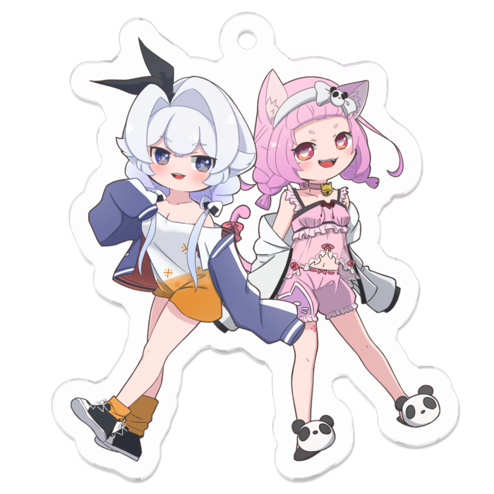 アクリルキーホルダー - 50 x 50 (mm)