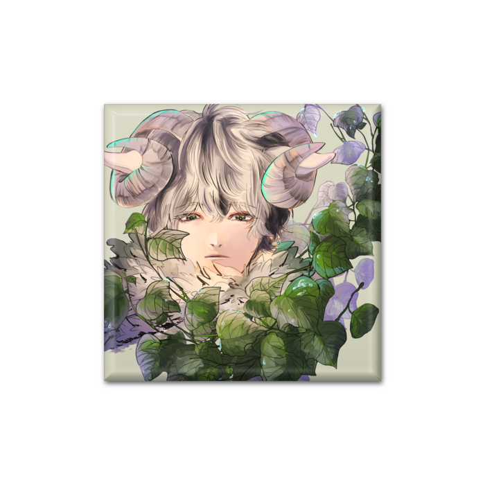 缶バッジ - 四角形40mm