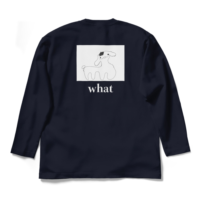 ロングスリーブTシャツ - L - ネイビー