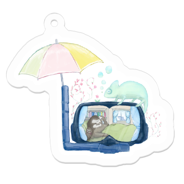 アクリルキーホルダー - 50 x 50 (mm)