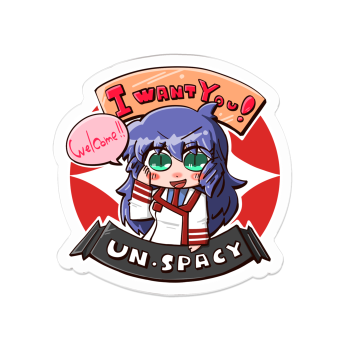 アクリルバッジ - 50 x 50 (mm)