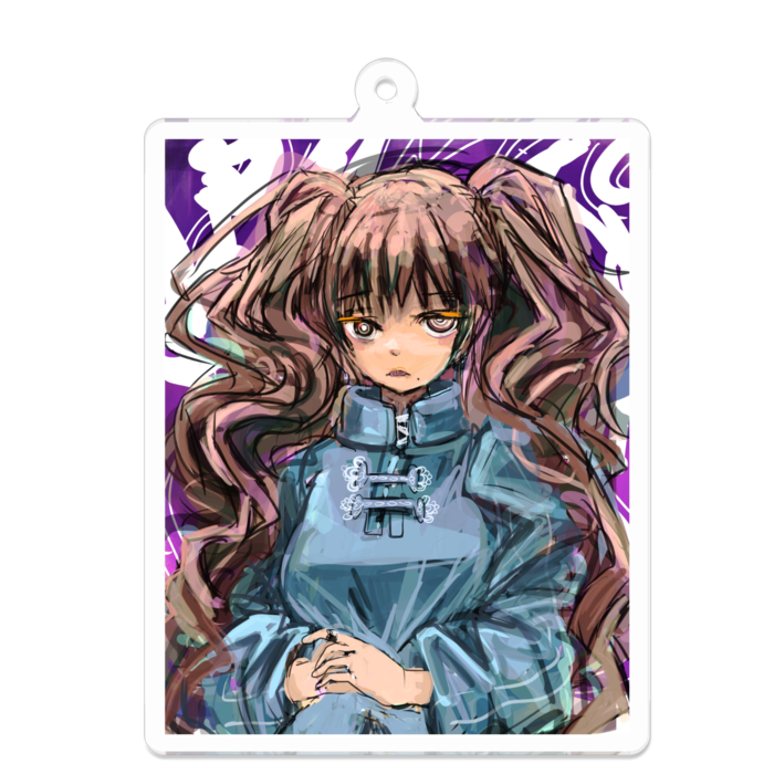 アクリルキーホルダー - 70 x 70 (mm)