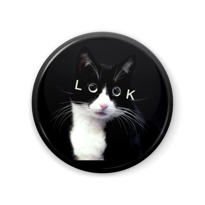 ルカLOOK缶ミラー(クール) - 56mm