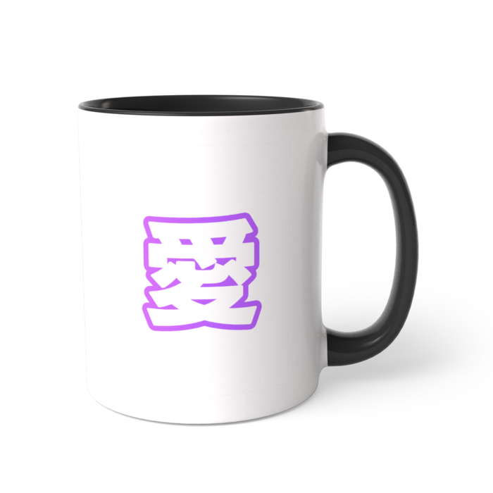 ツートンカラーマグカップ - 直径 8.2cm / 高さ 9.5cm