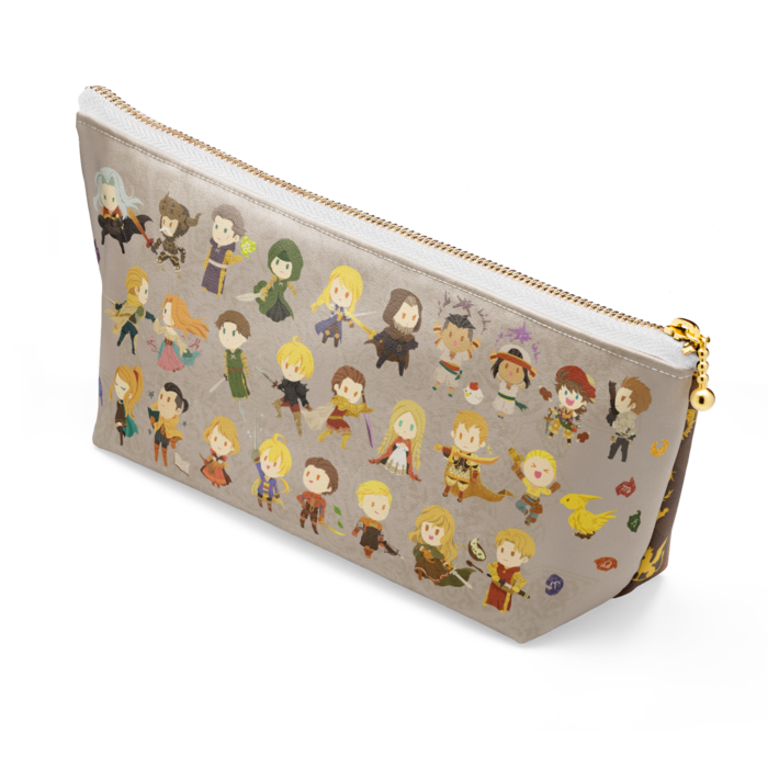 ポーチ - 長さ21.5cm / 高さ10cm - ホワイト