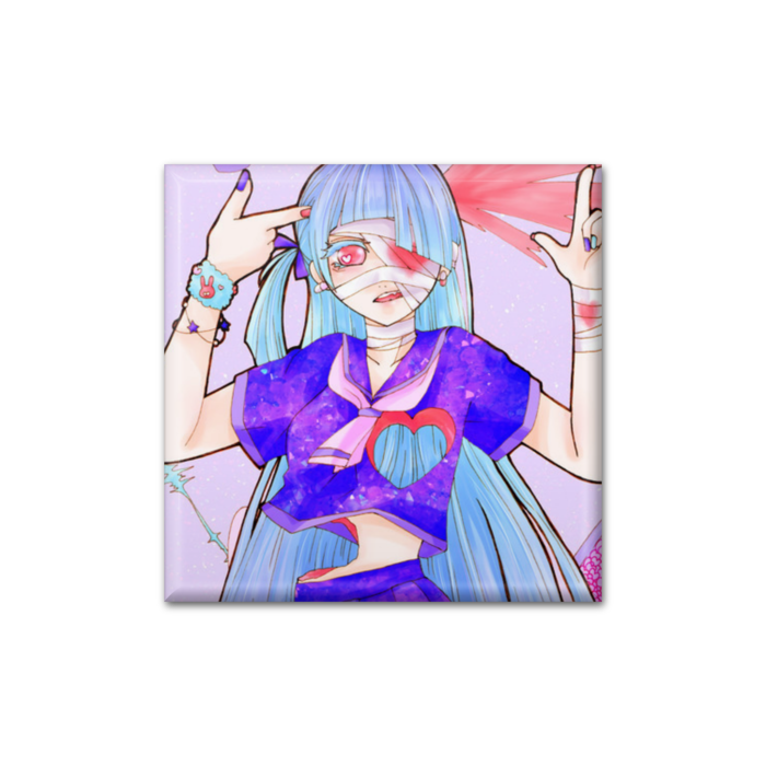 缶バッジ - 四角形40mm