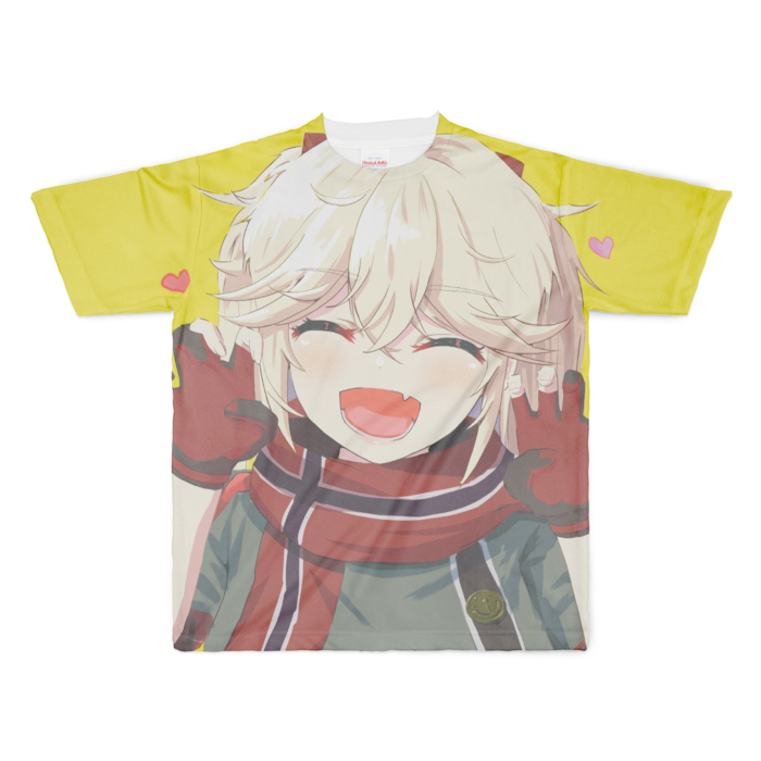 フルグラフィックTシャツ - XL - 正面印刷のみ