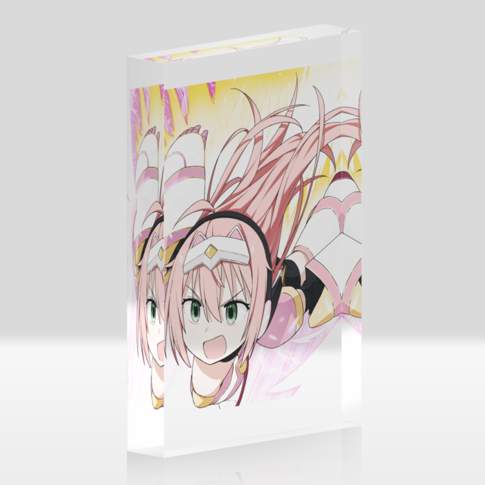 アクリルブロック文字、ボールなし - 100x148mm