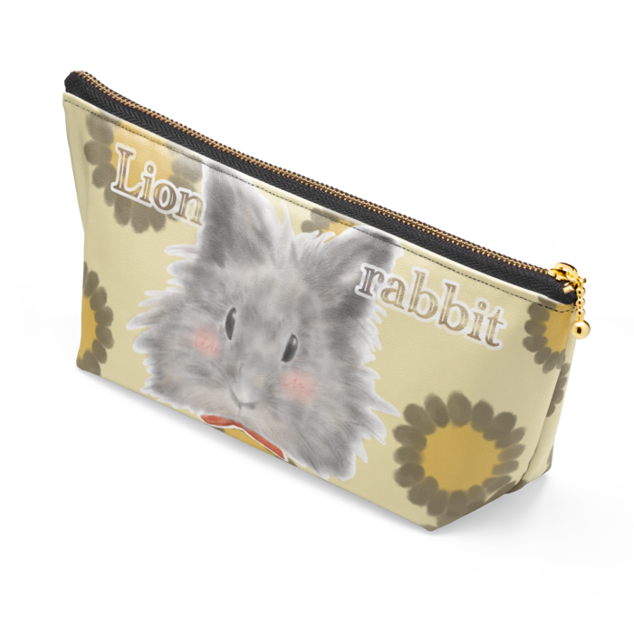 ポーチ - 長さ21.5cm / 高さ10cm - ブラック