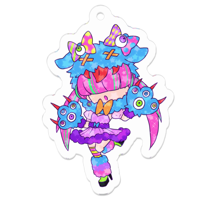 アクリルキーホルダー - 50 x 50 (mm)