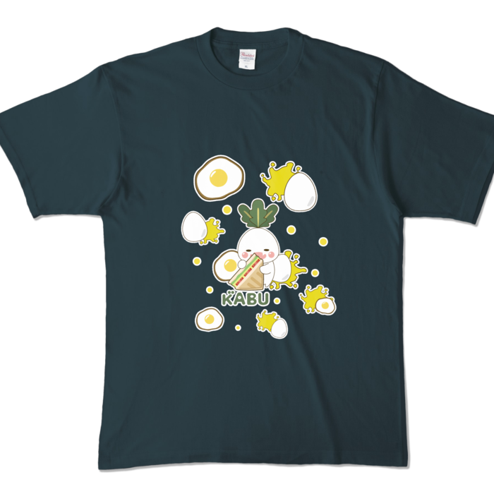 カラーTシャツ - XL - デニム 