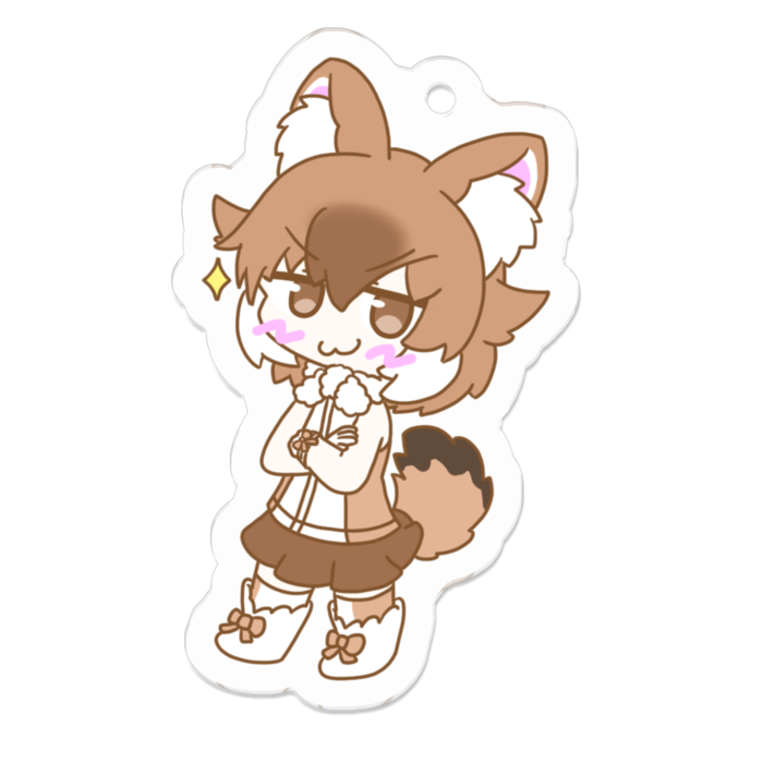 アクリルキーホルダー - 50 x 50 (mm)