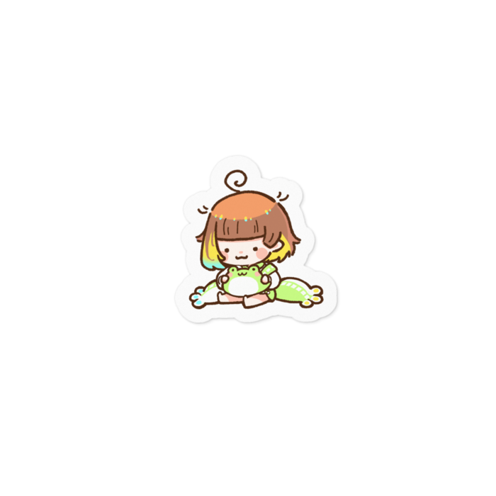 ケロケロステッカー(小)