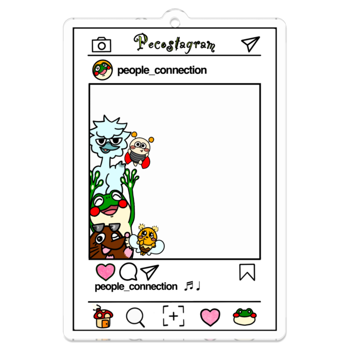 アクリルキーホルダー - 70 x 70 (mm)