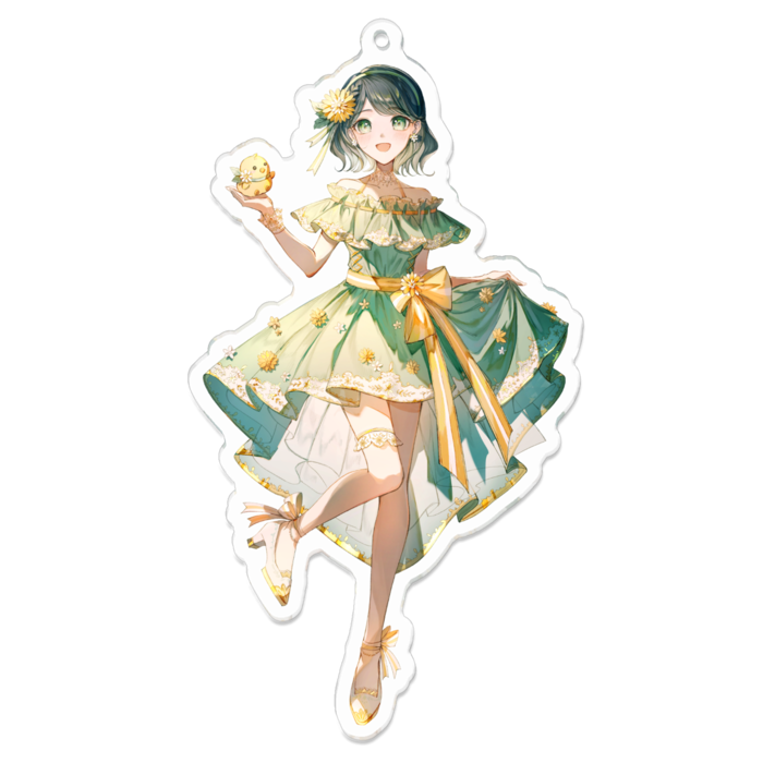 アクリルキーホルダー - 100 x 100 (mm)