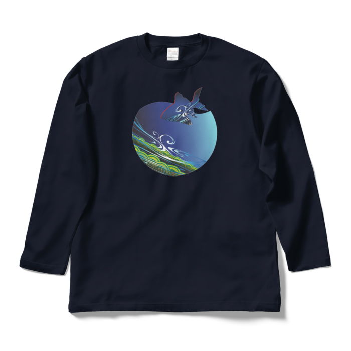 ロングスリーブTシャツ - L - ネイビー