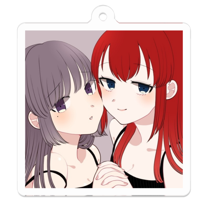 アクリルキーホルダー - 50 x 50 (mm)