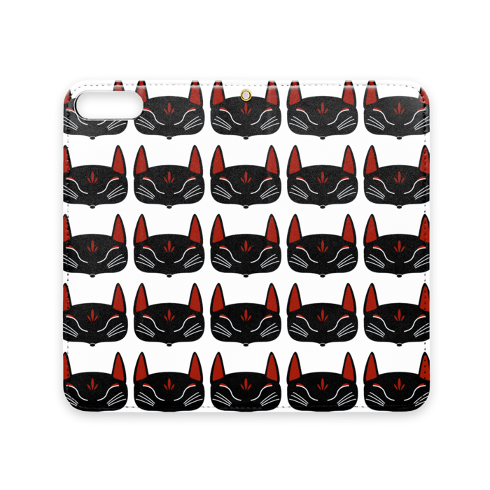 手帳型iPhoneケース(ベルトなし) - iPhone 8 Plus / 7 Plus - ストラップ穴 あり