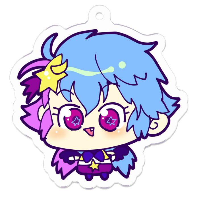 アクリルキーホルダー - 50 x 50 (mm)