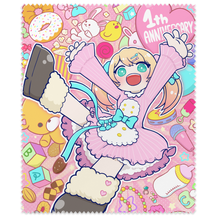 メガネ拭き(ピンク)