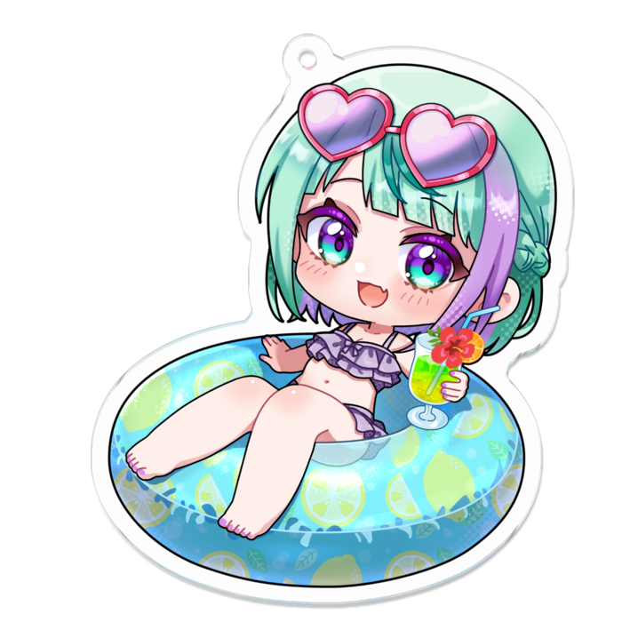 アクリルキーホルダー - 70 x 70 (mm)