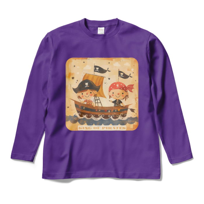 ロングスリーブTシャツ - M - パープル