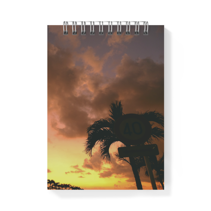 メモ帳(夕暮れ) - A6 - 片面(1)