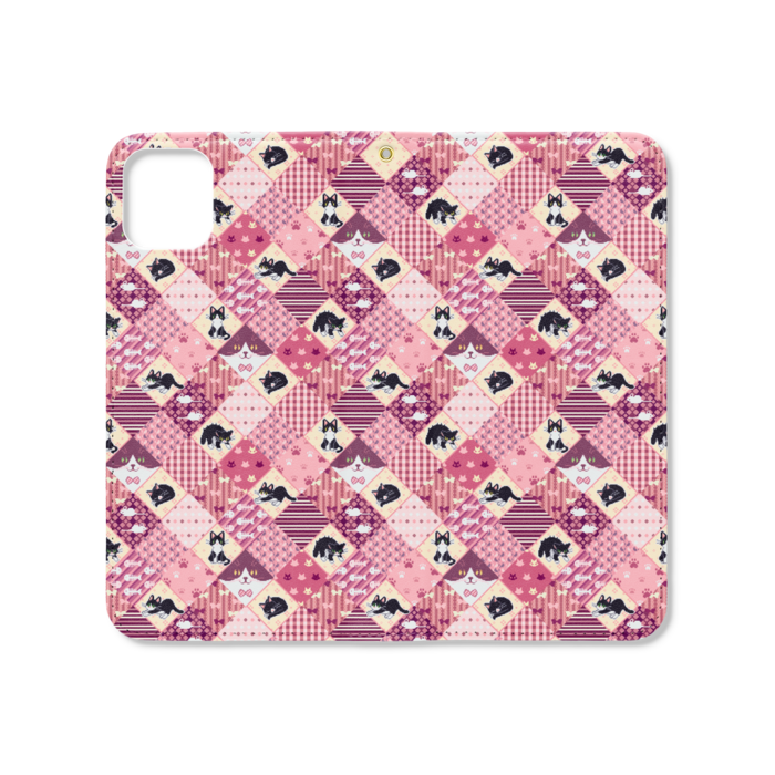 手帳型iPhoneケース(ベルトなし) - iPhone 11 Pro Max - ストラップ穴 あり