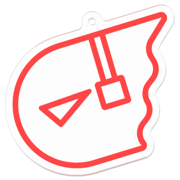 アクリルキーホルダー(コーティング) - 50 x 50 (mm)(1)
