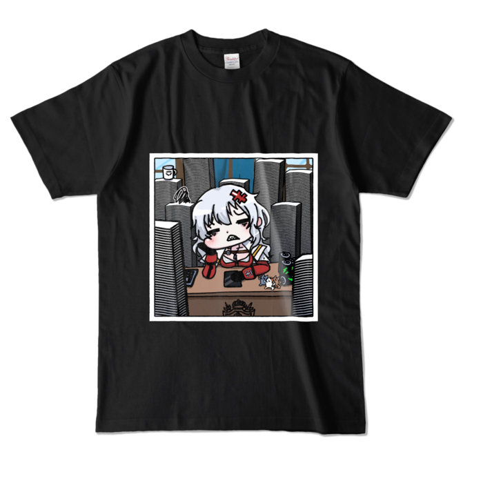 カラーTシャツ - L - ブラック (濃色)