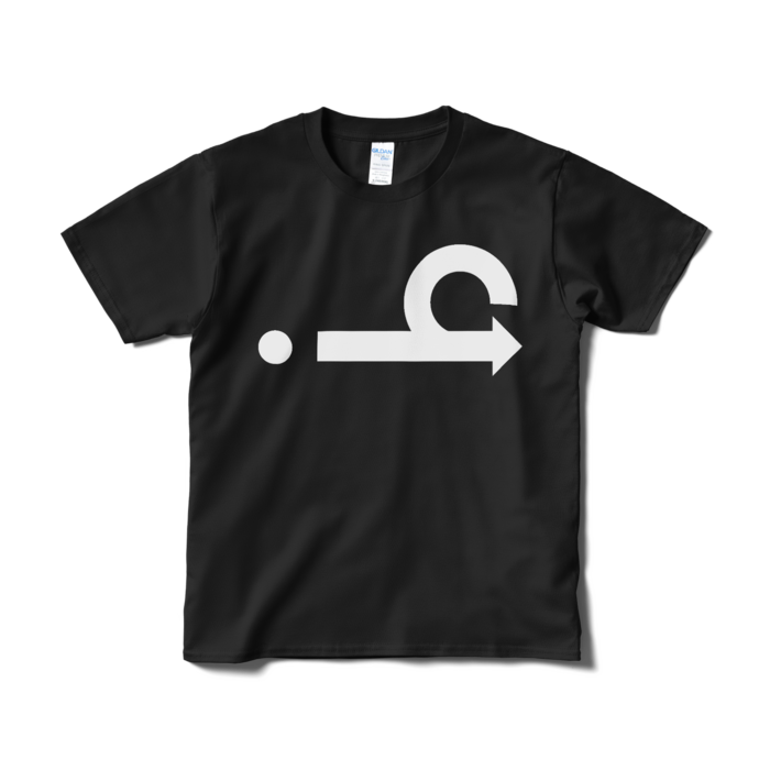 『ich→』ロゴTシャツ - S - ブラック