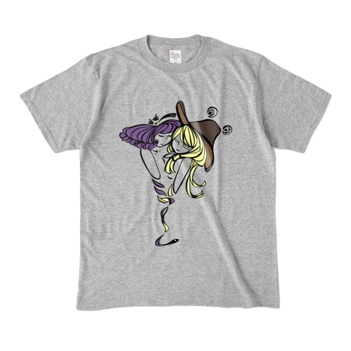 カラーTシャツ - M - 杢グレー