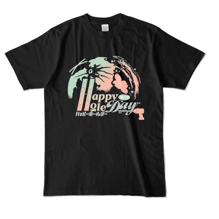 カラーTシャツ - L - ブラック (濃色)