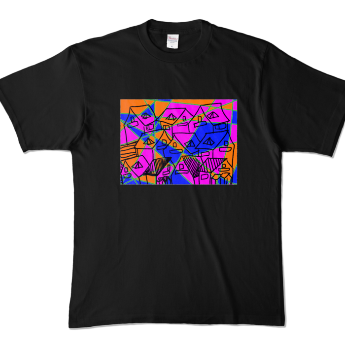 カラーTシャツ - XL - ブラック (濃色)