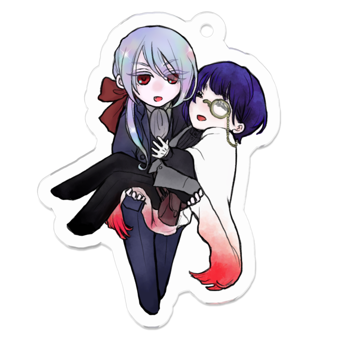 アクリルキーホルダー（コーティング） - 50 x 50 (mm)(白枠なし)