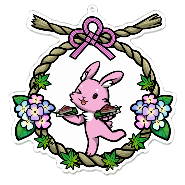 アクリルキーホルダー - 100 x 100 (mm)