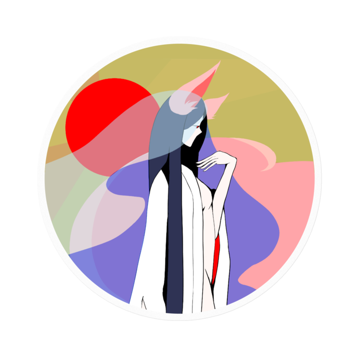 ステッカー - 100 x 100 (mm)