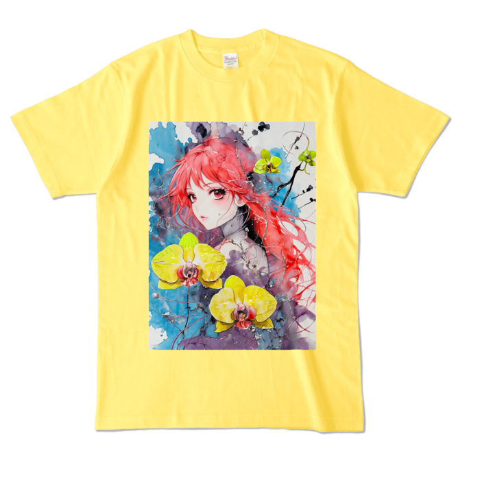 カラーTシャツ - L - イエロー (濃色)