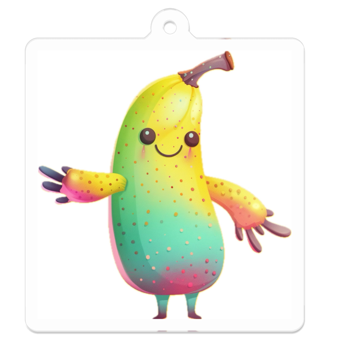 アクリルキーホルダー - 50 x 50 (mm)