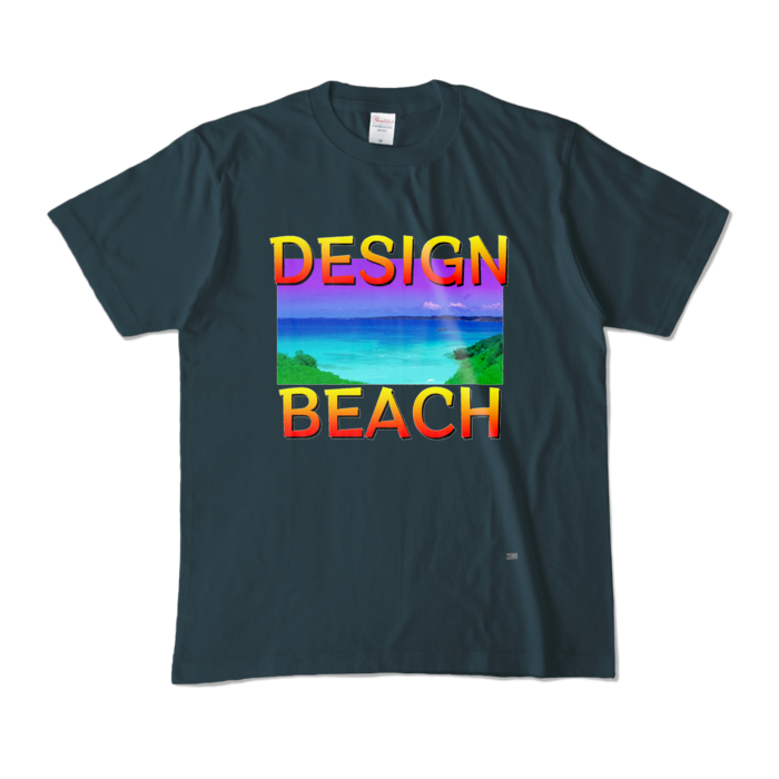 カラーTシャツ - M - デニム (濃色)