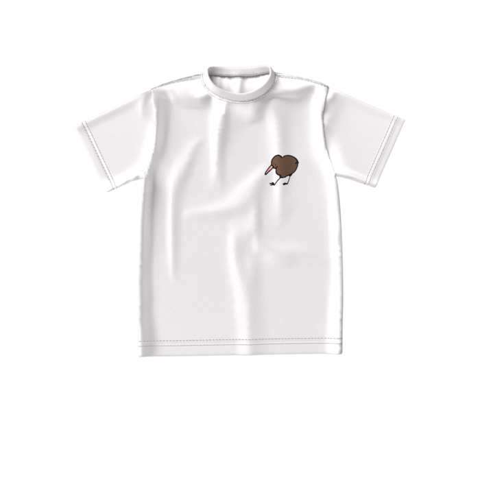 キウイビッグシルエットTシャツ - S - ホワイト
