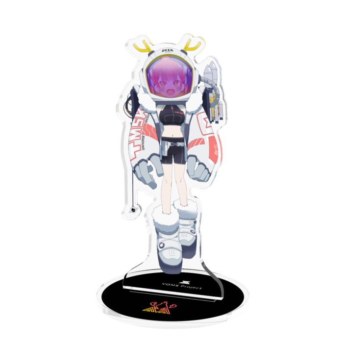 緋笠トモシカ "宇宙服のすがた(ヘルメット)" アクリルフィギュア - 100x100mm