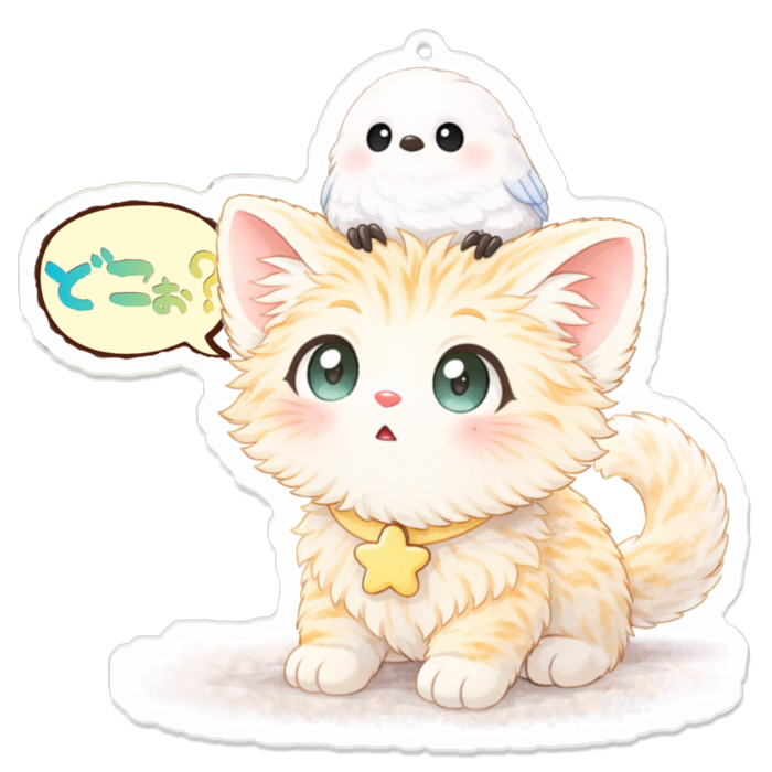 アクリルキーホルダー - 100 x 100 (mm)