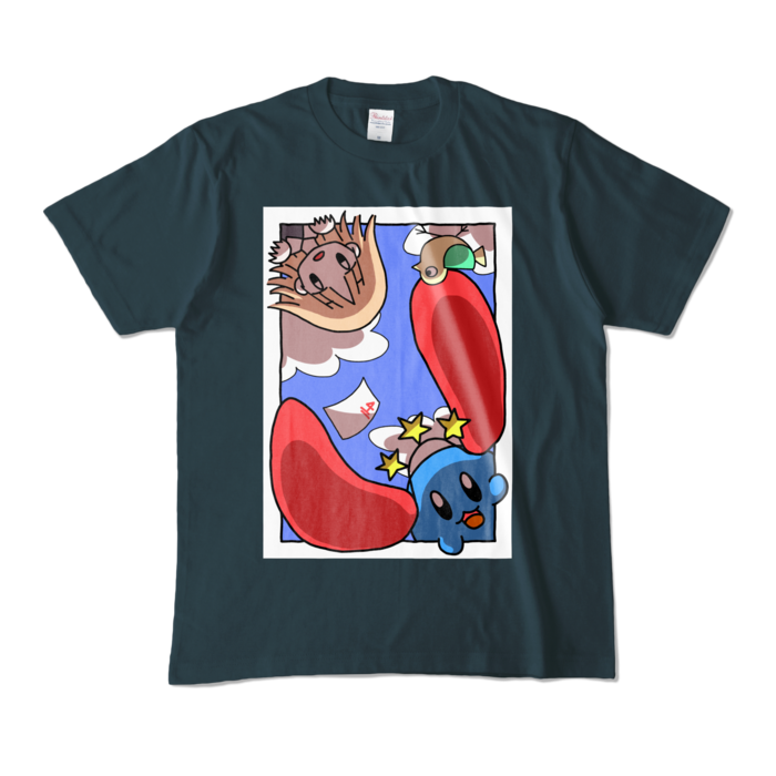 カラーTシャツ - M - デニム (濃色)