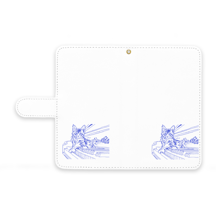 手帳型Androidケース - M - ストラップ穴 あり