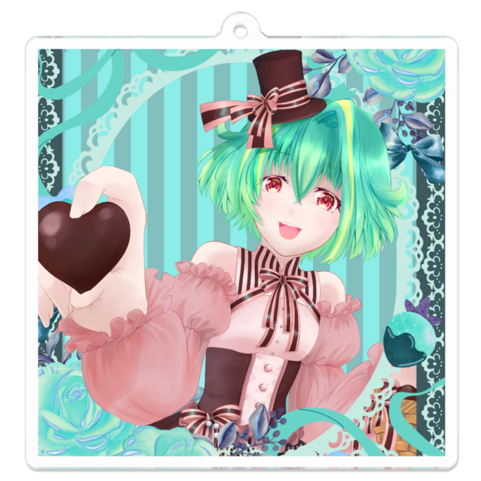 アクリルキーホルダー - 70 x 70 (mm)