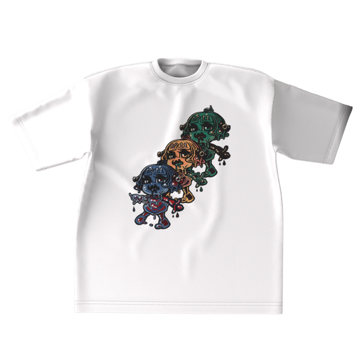ビッグシルエットTシャツ - XL - 両面