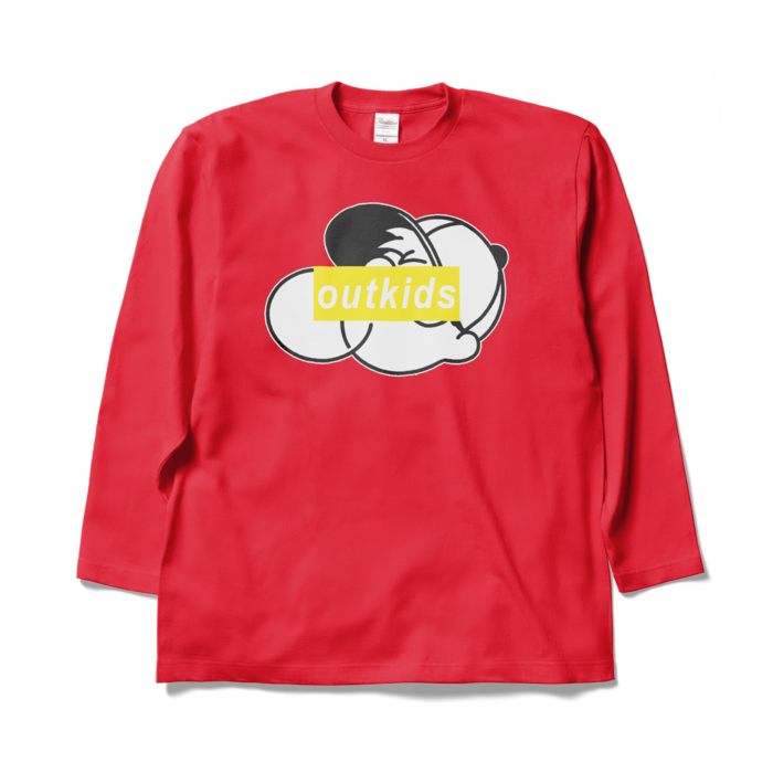 ロングスリーブTシャツ - XL - レッド